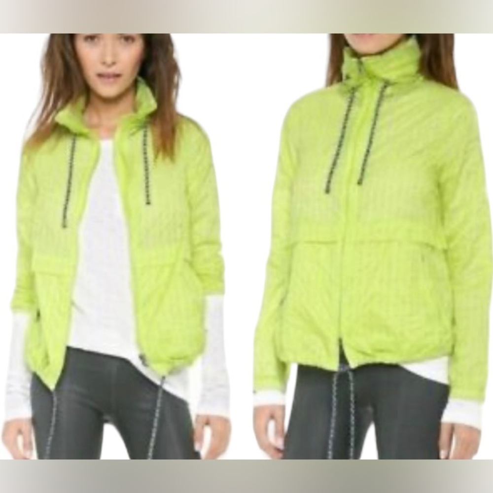 Free People Windbreaker/Fanny Pack Neon Yellow M